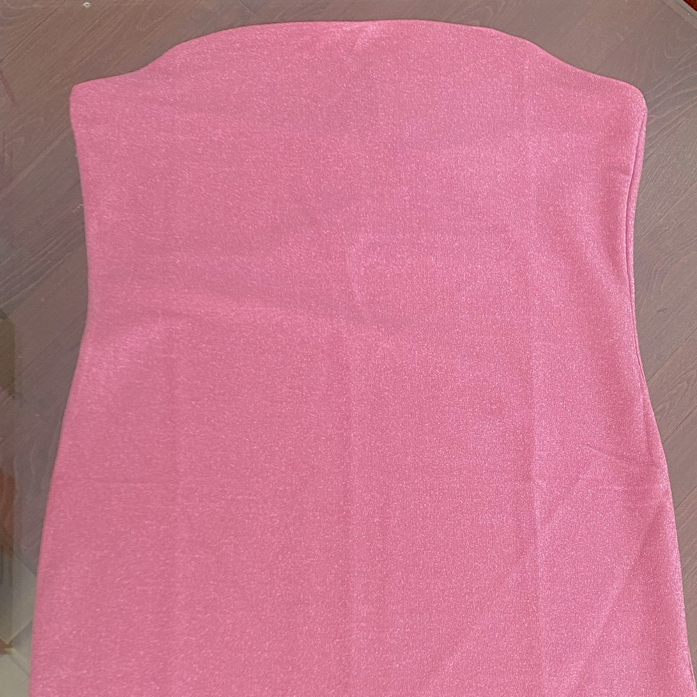 H&M Sparkly Barbie Pink Metallic Mini Dress. Size M.